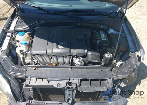 2012 Volkswagen Passat 2.5L S из США, поврежденный, VIN 1VWAP7A34CC006689